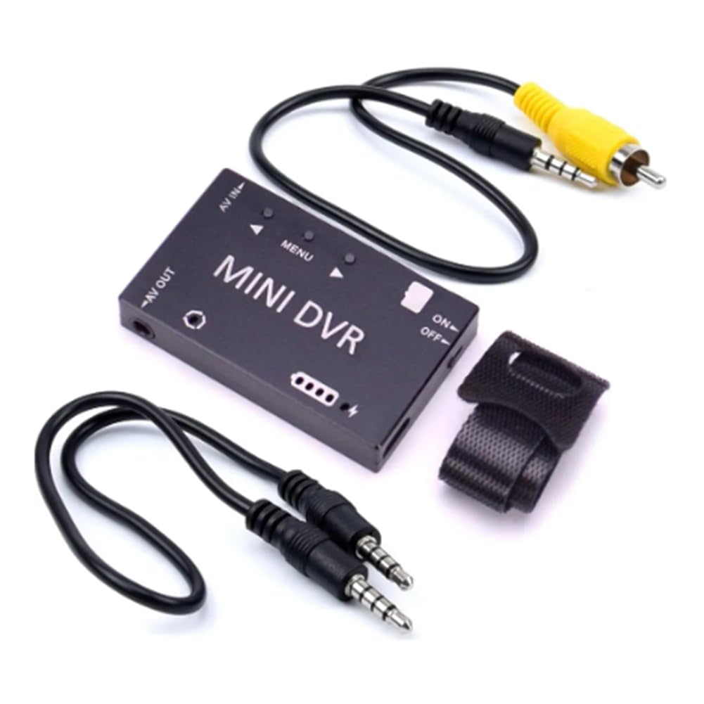 Rejestrator FPV Mini NTSC/Pal FPV DVR Moduł Przełączana Wbudowana bateria Wideo Audio Rejestrator FPV do modeli RC Racing Trwała wysoka jakość (A)