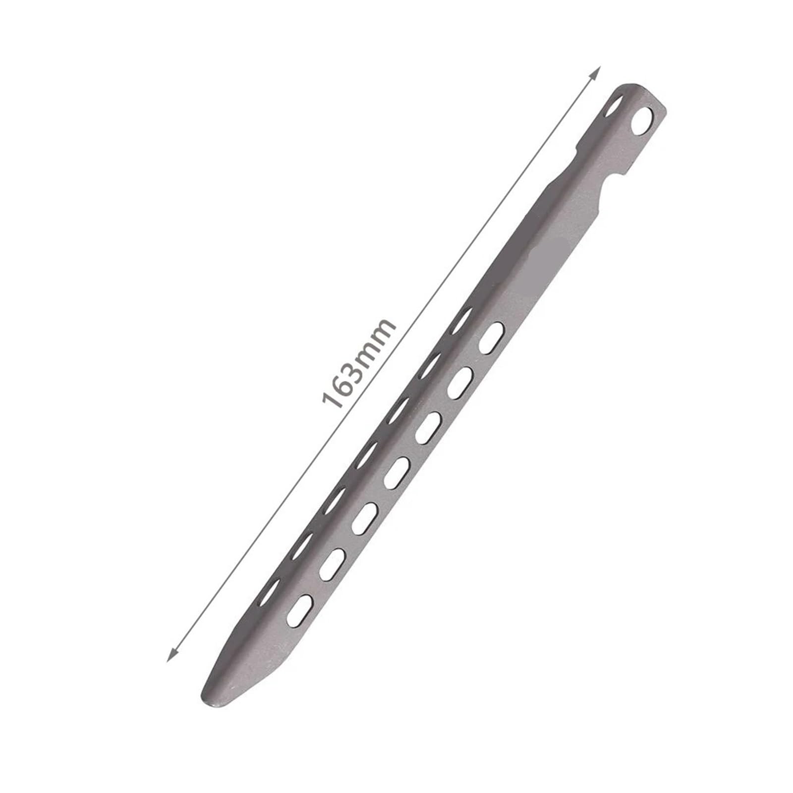 10 Stück Titan-Heringe, V-förmiger Hering, Ultraleicht, for Outdoor-Camping, Rucksackreisen, Zelthering, Nagel, 165 mm Länge, 0,3 Unzen, g Für Verschiedene Campingumgebungen