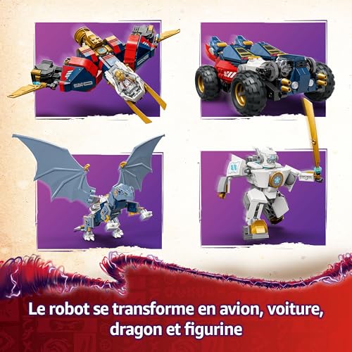 Lego Ninjago Le Robot Ultra Comb De Zane 4 en 1 Lego La Boite - vue 6