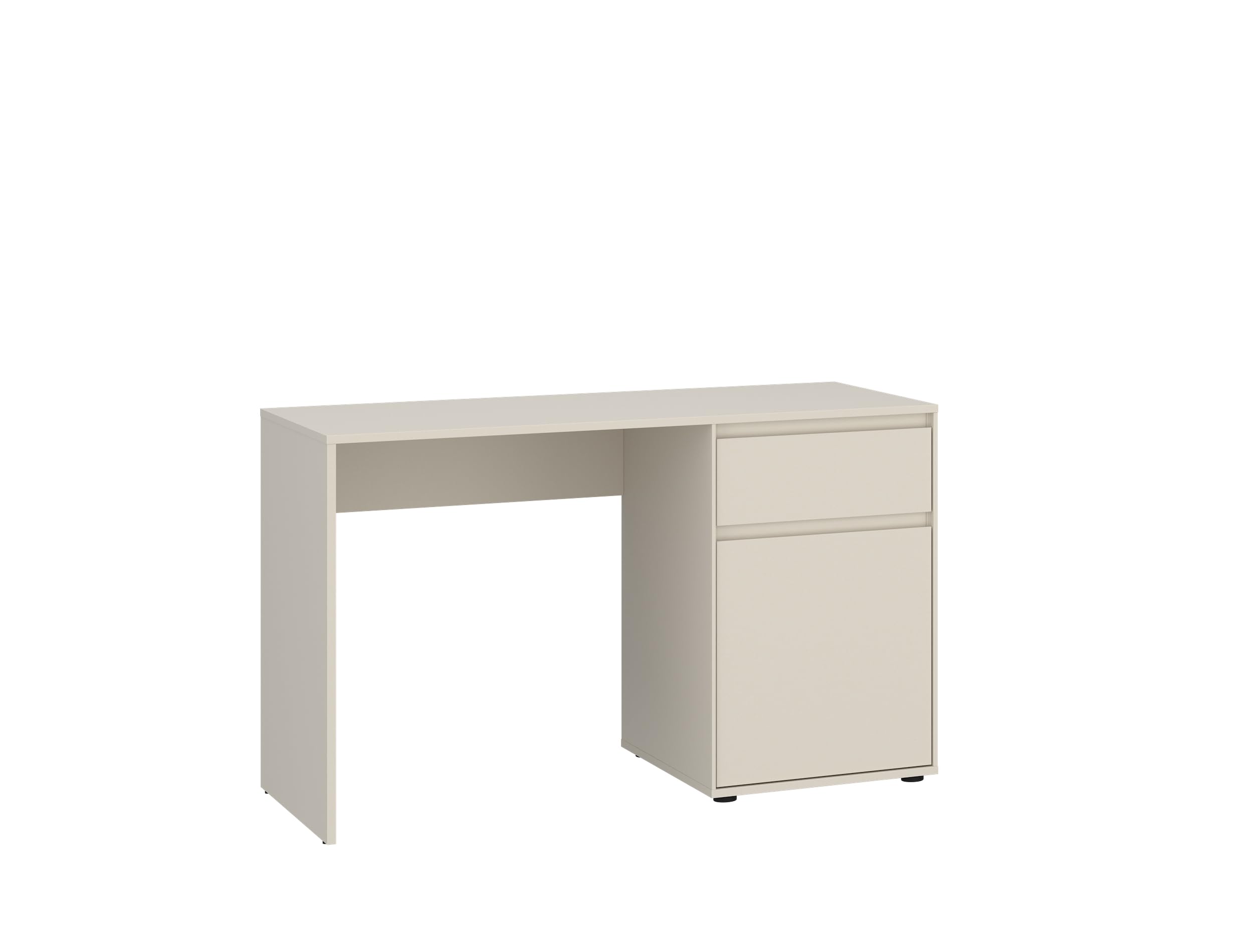 Kleiner Schreibtisch Zapato 120 cm mit Schublade und Schrank Kaschmir