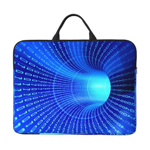 Pochette pour ordinateur 14" tissu Oxford robuste à motif artistique