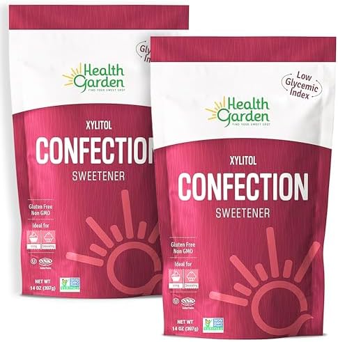 Health Garden Birch Xylitol Confection Sweetener, Keto Friendly, 14 Oz x2