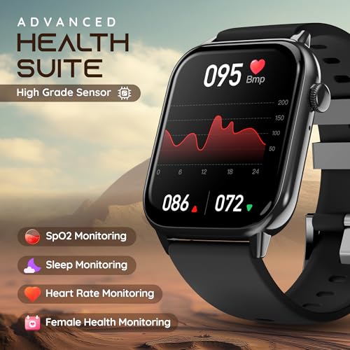 Image of Pebble Cosmos Ultra 2.0 Smartwatch for Men & Women 1.91 inch Infinite Display, Bluetooth Calling, Sleek Ultra-Thin Design Fitness & Sleep Monitor Works with Android & iOS - Obsidian Black