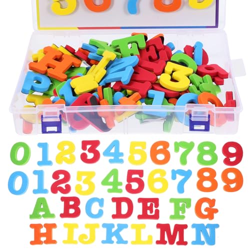 LUOZZY Magnetic Letter Number Symbol Sticker Fridge Magnets Alphabet Refrigerator Magnet Kids Toy Home School Supply