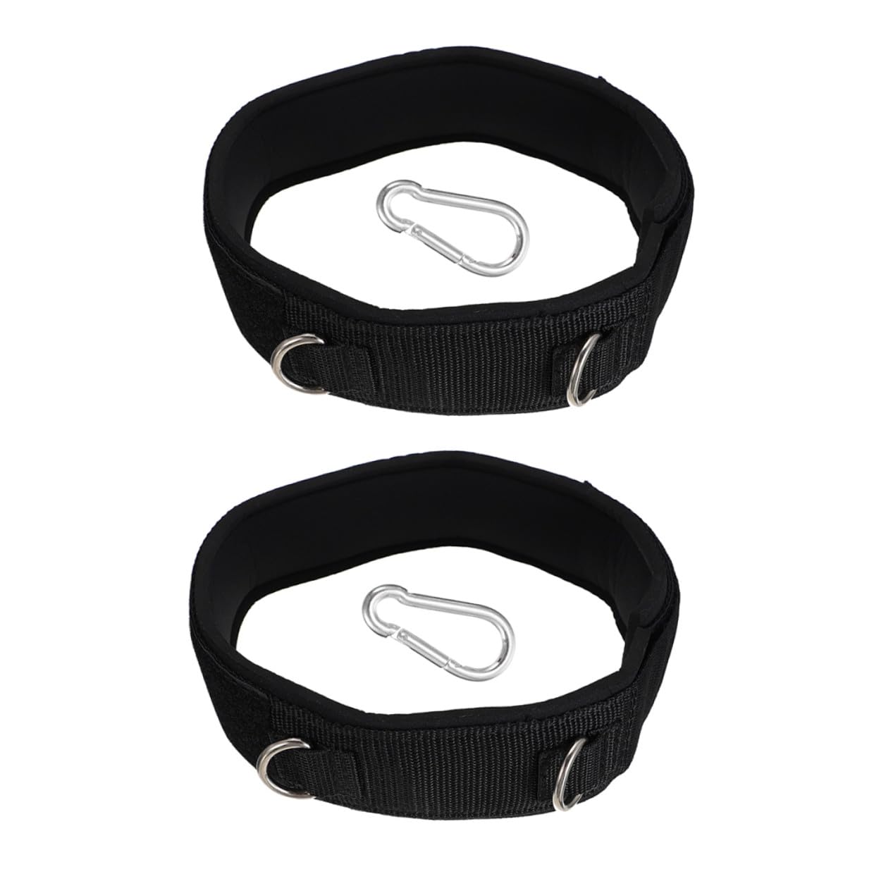 Hohopeti 2 Correas de Nailon para Muslos para Entrenamiento de Piernas, Bandas Elásticas de Resistencia para Ejercicio Profesional y Personal