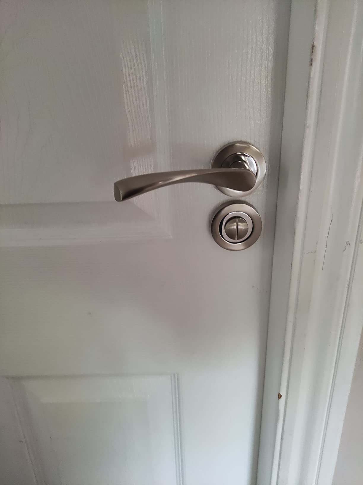 Golden Grace 4 Pair Modern Aura Design Polished Chrome Premium Door - View #5