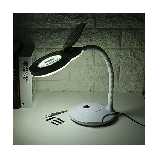 Kosoree 3X Illuminate Desktop Magnifying Lamp Tattoo Medical Reading Beauty LED Device - Image 8