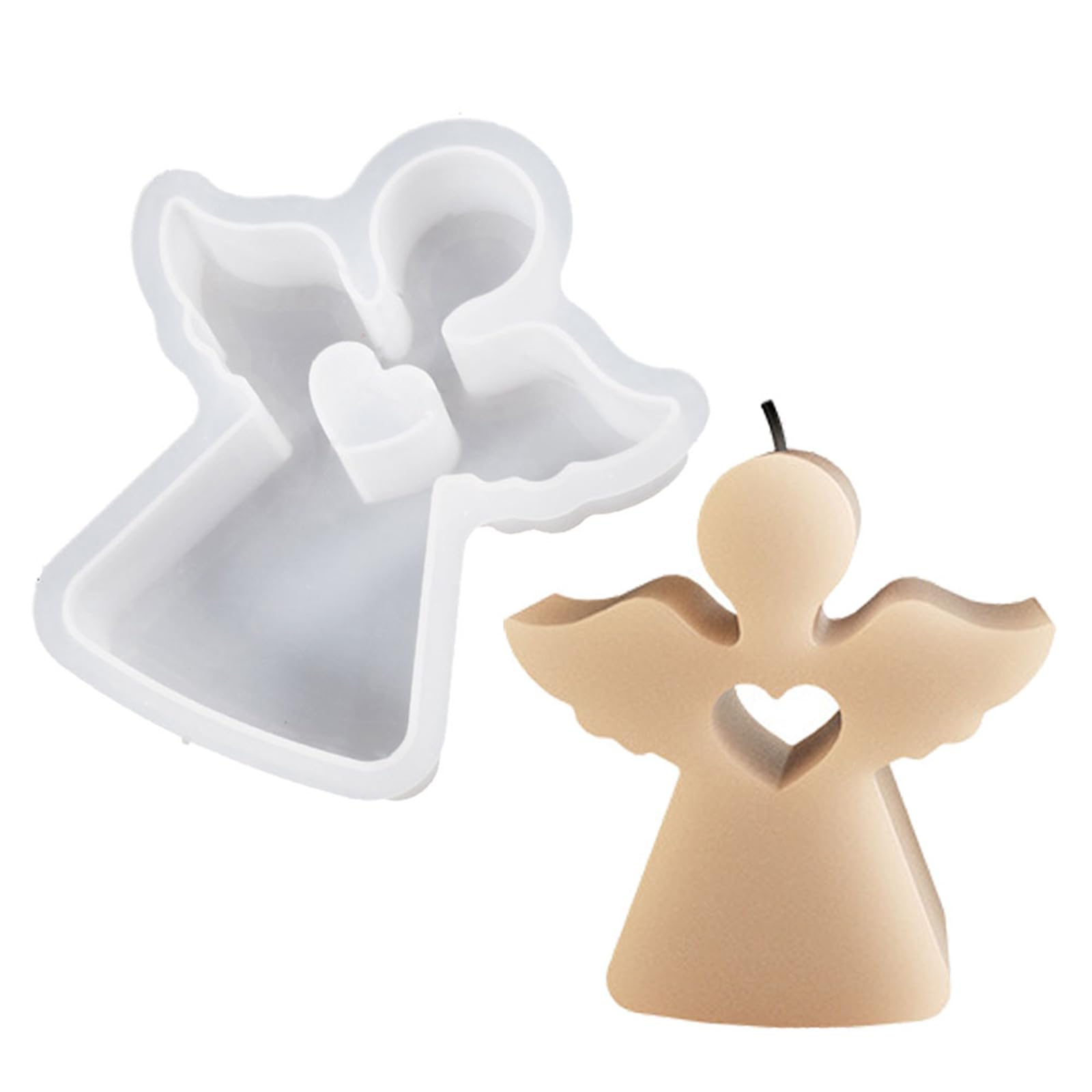 Hsioluted Handicrafts Making Geometric Molds Silicone 3D Casting Gift Decorations Molds Wax Melt Silicone for Making