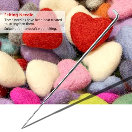Wollfilznadel-Set, 100 verschiedene Nadeln für DIY-Handwerk und Nadelfilzwerkzeuge für Anfänger und Bastelliebhaber