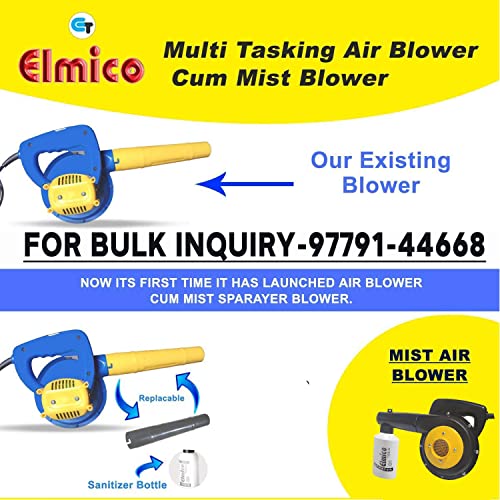 Image of Elmico 700W Multi Sprayer Machine /ac Cleaner /ac Cleaner Pump Machine /Sprayer Machine for Home /Continuously 60 min /100% Copper Armature use /Heavy Duty Guaranteed Motor & Safety Goggles /(Made in India)