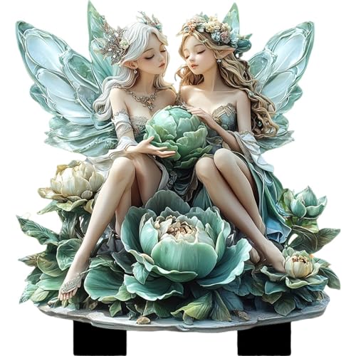 Figuras y Decoraciones de Jardín de Hadas | Accesorios para Macetas, Adorno de Cercas, Decoraciones para el Hogar y Patio