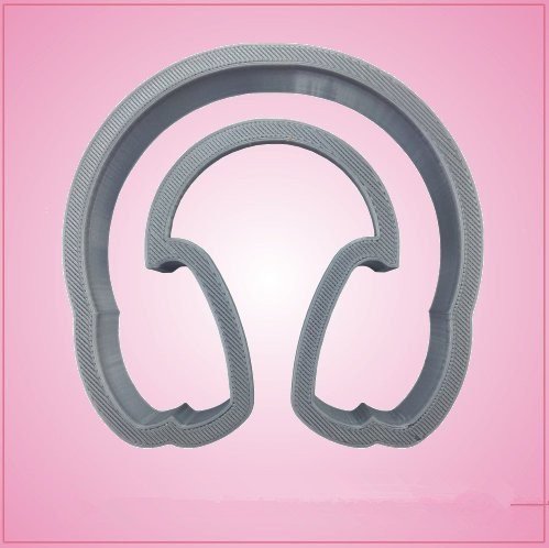 Cortador de pastelería Auriculares para moldear galletas musicales y fondant