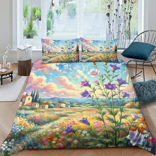 Housse de couette 3D premium douce et résistante avec taie - 2