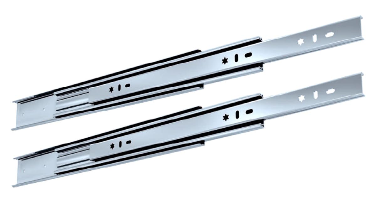 Kuleczki szuflady - 90 kg - całkowite wyjście - fr5052 - Długość : 700 mm - Skok 700 mm - FULTERER