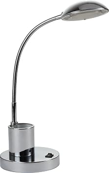 22"H LED Chrome Table/Desk Lamp with Pencil Holder - 6274