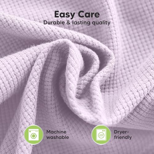 Image of 3-Pack Organic Swaddles for Newborns, Baby Swaddles 0-3 Months (Soft Lilac) | Newborn Swaddle Sleep Sacks, Soft Cotton, Infant, Baby Swaddle Wraps, Girls, Boys, Large Hook & Loop Closure