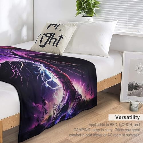 Manta de pícnic y sofá transpirable con estampado de árbol de la vida cósmico 130x150 7