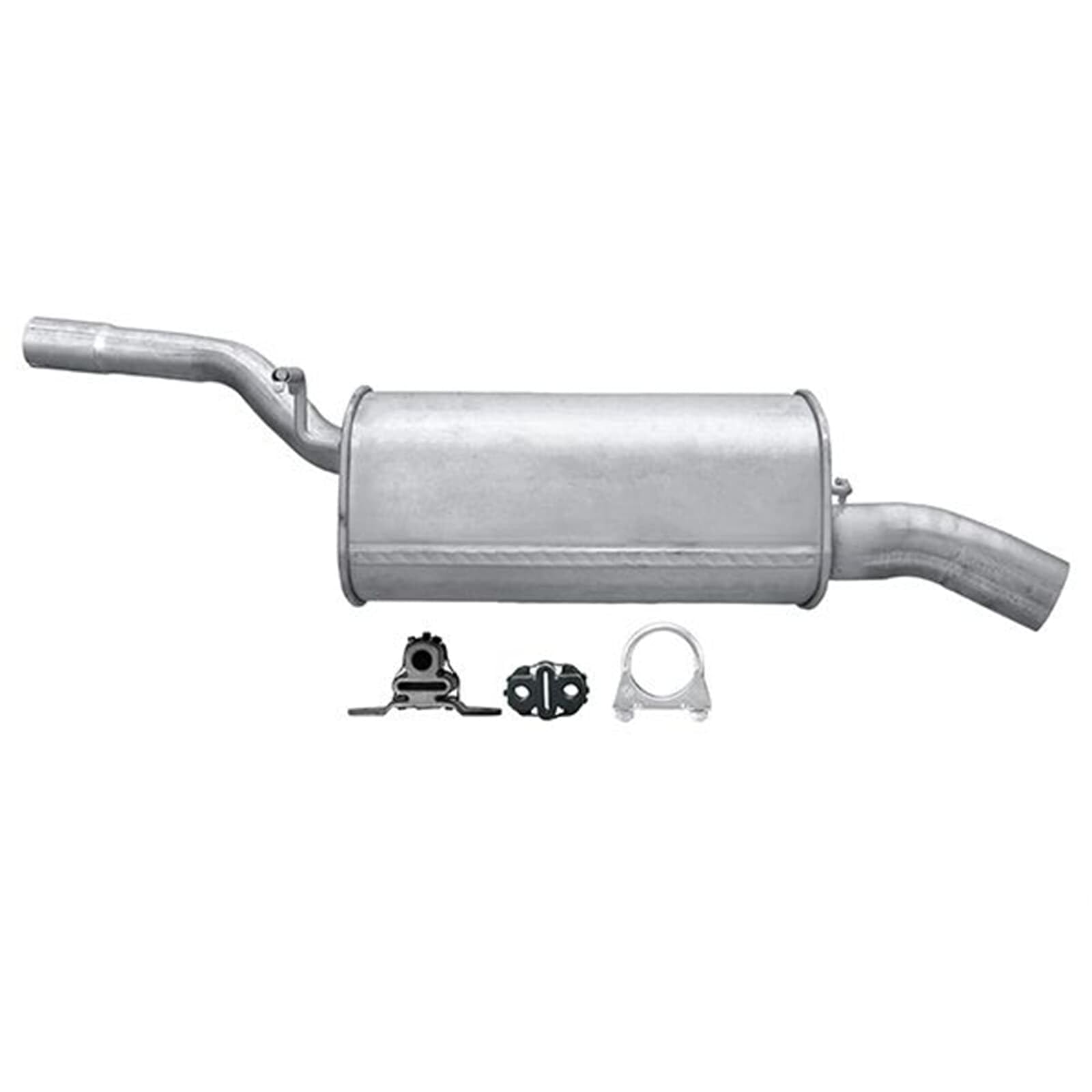 HELLA 8LD 366 027-231 Tłumik końcowy - Easy2Fit® Kit - z tyłu - jednoczęściowy - Komplet z elementami do montażu