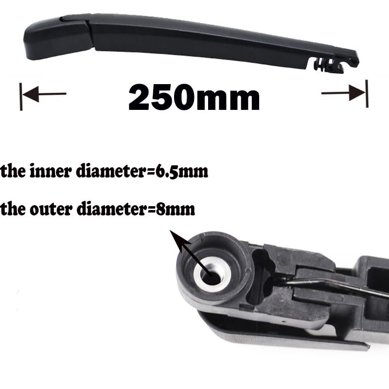 Brazo y escobilla limpiaparabrisas trasero para Kia Sorento MK2 2009-2014 3