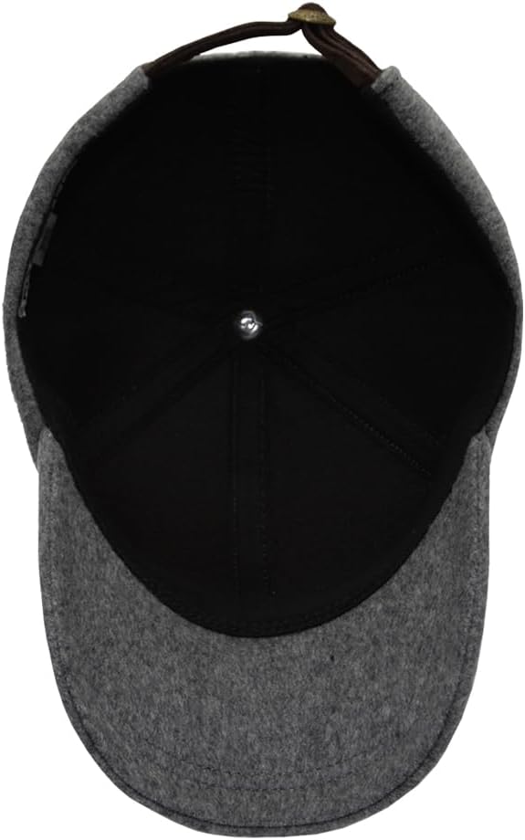 Wool Classic Baseball Cap with Pigskin Leather: Adjustable Relaxed Fit for Men, Wom... - Image 8