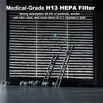 C401 Car Air Purifier Replacement Filter,H13 True HEPA Filter