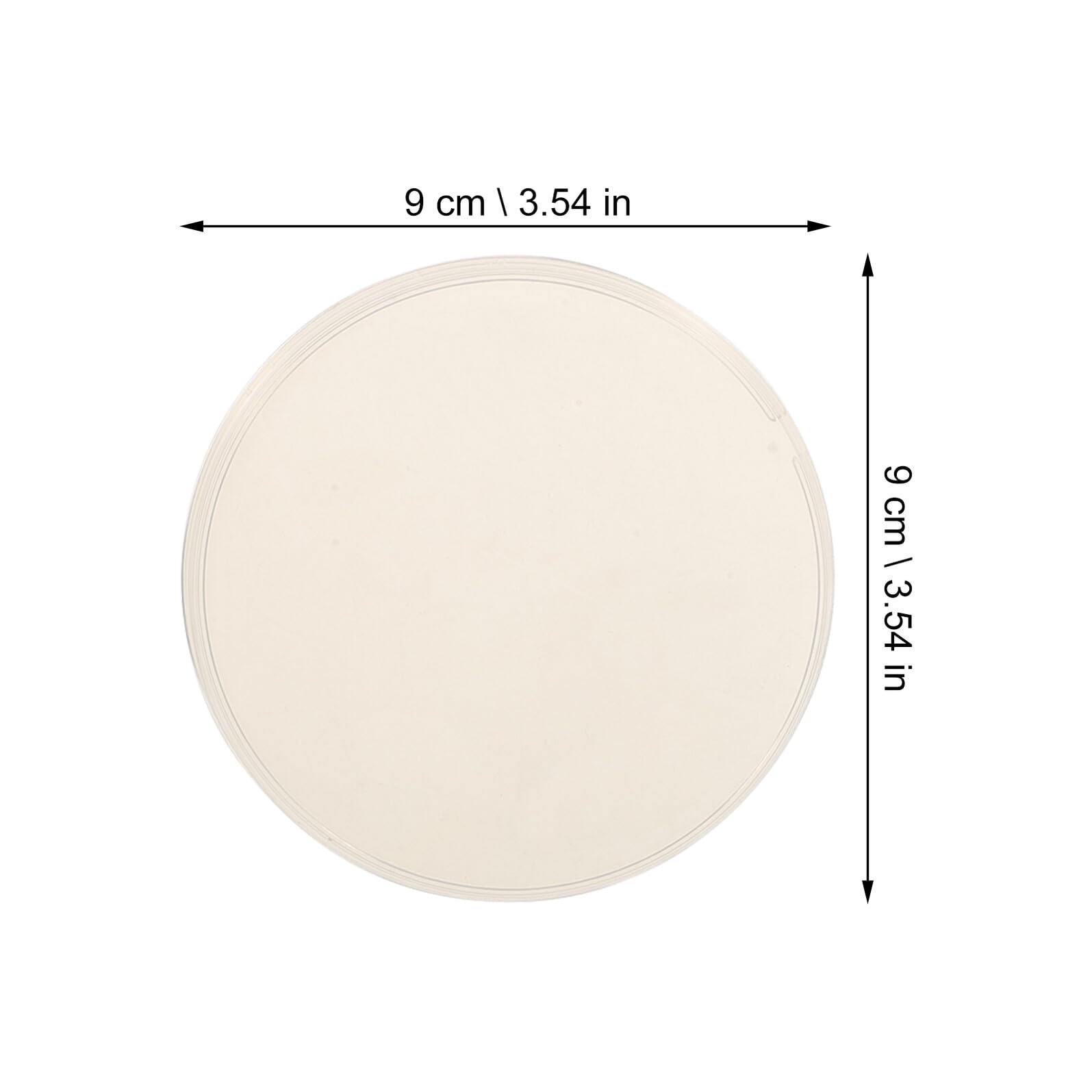 10 piezas Placas de Petri con Agar Cultivo Microbiano Prellenado de Unidades para Experimentos Científicos Escolares Compacto y Fácil Almacenamiento