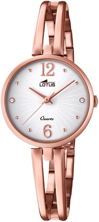 Lotus Watches Womens Analogue Classic Quartz Watch with Stainless Steel Strap 18444/1