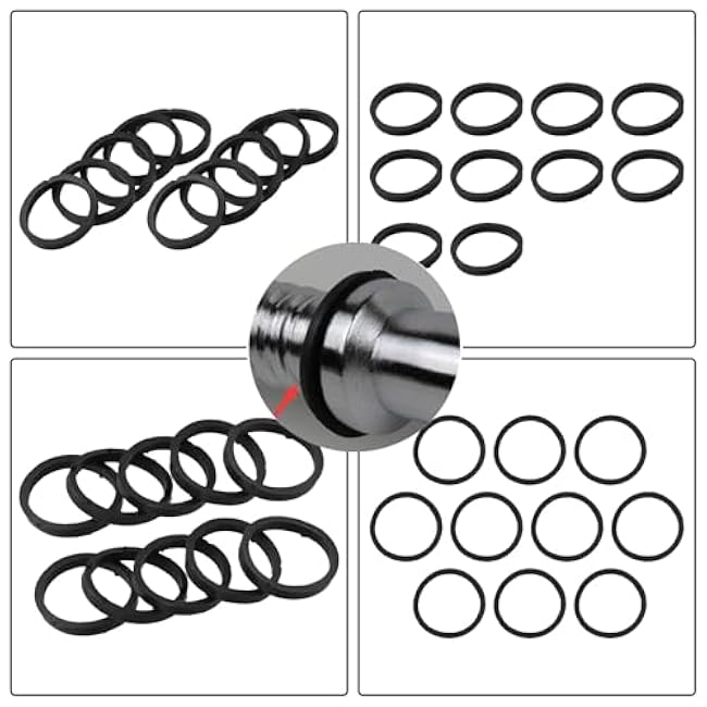20 Pack Dumbbell Collars Rubber Washer Replacement 25mm x 35mm x 3mm 1 Flat O-Rings Non Spinning Stoppers for Barbell 25mm Spin-Lock Screw Nut Dumbbell Handles Adjustable Dumbbells Bar