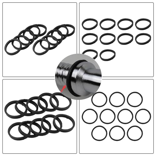 20 Remplacement de la rondelle en caoutchouc pour les colliers Dumbbell 25mm x 35mm x 3mm 1" Halte O-Rings sans spinning pour Barbell 25mm Poignées d'écrous à vis tournantes Barre réglables