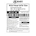 Ocelot P357 20x11x10 ATV Tires 6-Ply Bias Construction Non-Directional Tread Pattern For Durability, Grip, and Traction Off-Roading - All Terrain Rear 20x11-10 ATV Tire