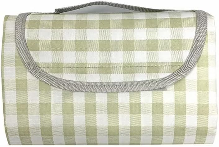 Kerio Picnic Blanket Beach Blanket Rug Handy Mat Tote - Wate-Resistant - Sandproof Padding - Machine Washable - 79"x79"