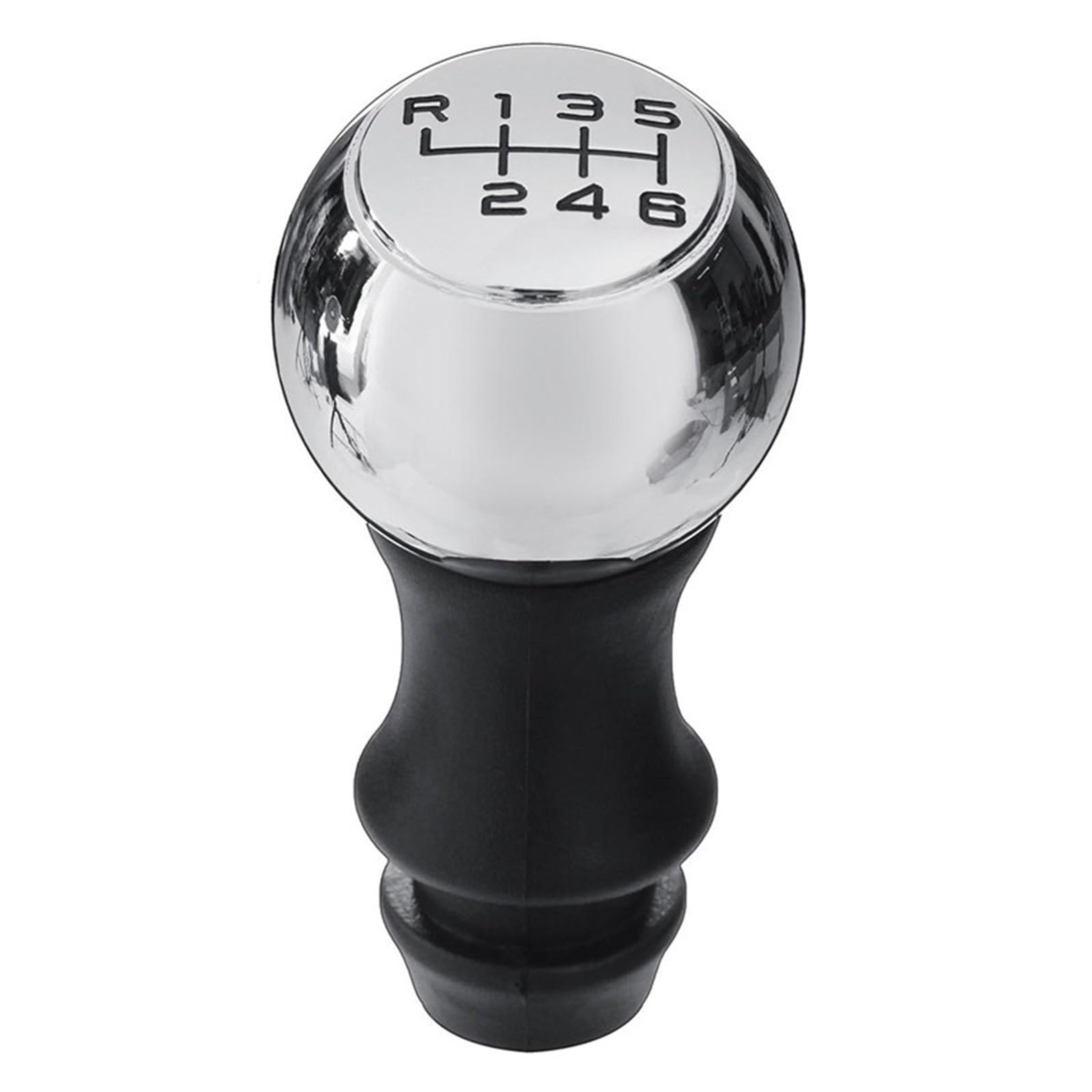 Lzbzhb One Color 5 6Speed Gear Shift Knob For Citroen For Sega For C4l For C2 For C5 For C3 Gear Shift Knob(6-Speed Chromed)