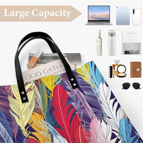 Sac shopper plumes femmes résistant pour ne plus manquer de place