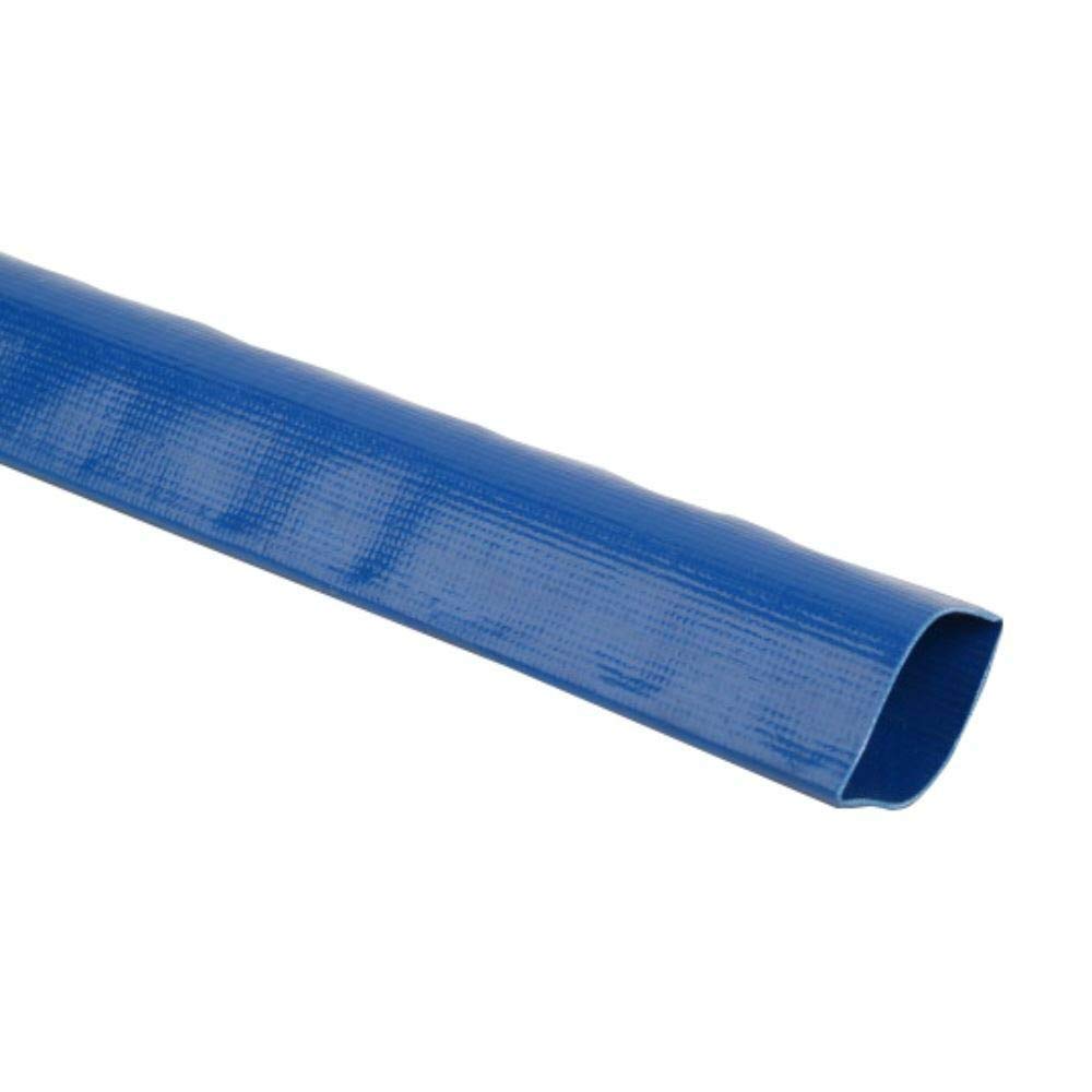 BMS Layflat - Manguera de PVC para Descarga de Agua (50 m), Color Azul
