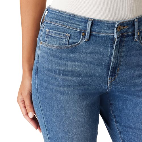 Levi Strauss Signature Women's Modern Bootcut Jeans Mid-Rise Stretch Denim (Also Available in Plus), (New) Faded Memory, 14 Short3