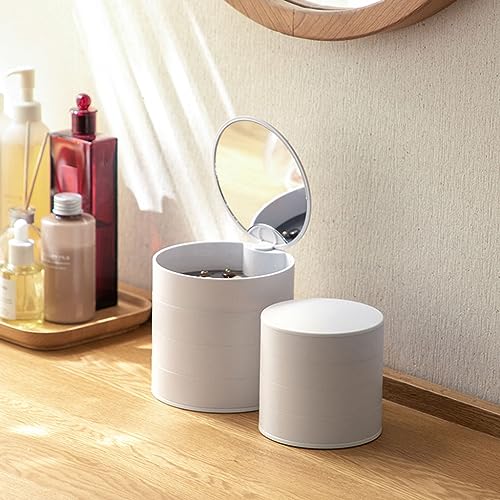 Joyero moderno minimalista contra enredos de collares y soporte para pendientes 5