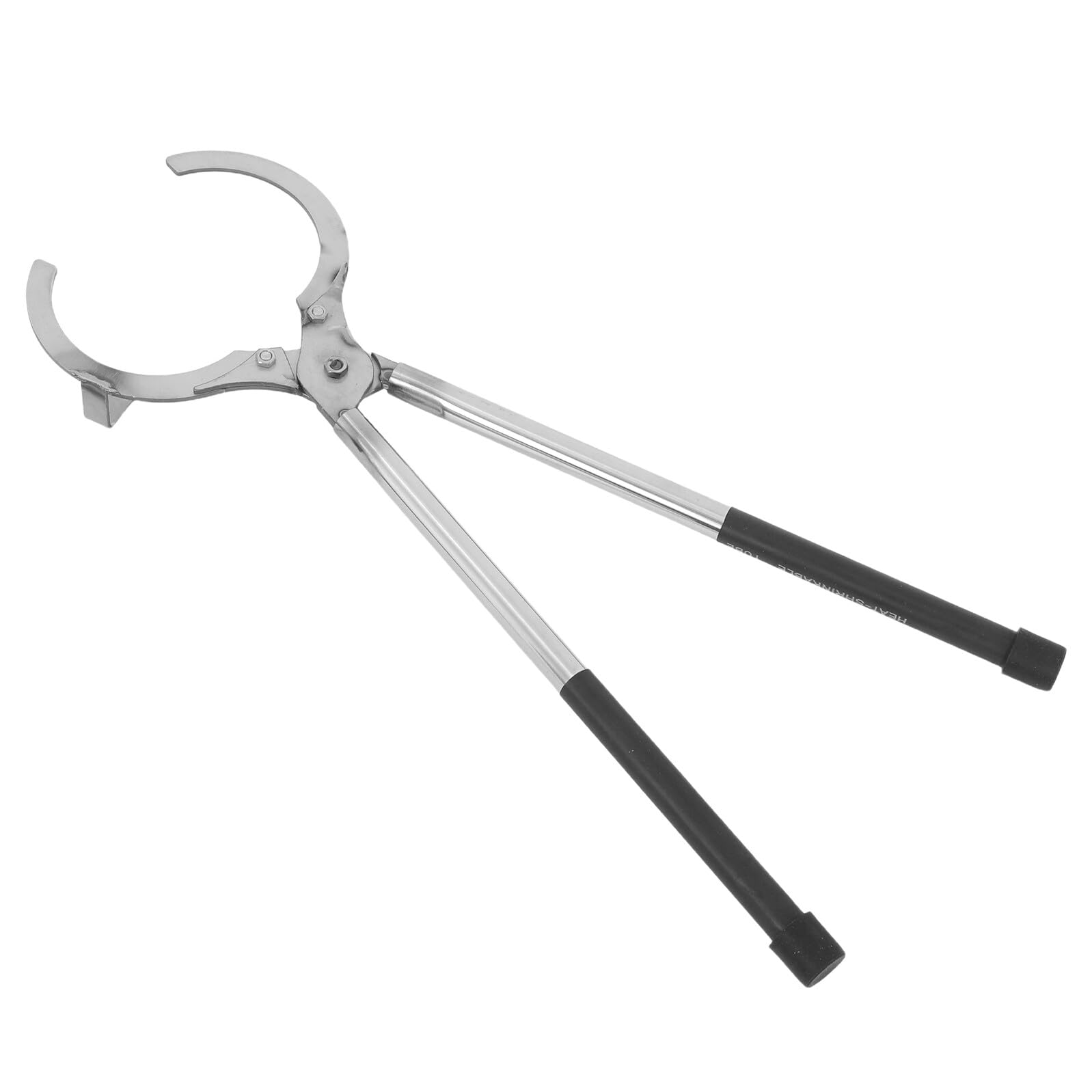 GALPADA Pinzas para Crisol de Fundición de Metales de Acero Inoxidable Mango Largo, para Crisoles de Grafito de 3-4 Kg, Cierre de Seguridad, Herramienta para Hornos de Fusión y