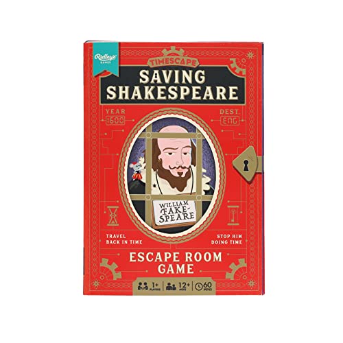 Ridley's Timescape: Jane Austen- Escape Room Game - Travel Back in Time to Help Jane Solve the Crime -Re-Playable and Re-Giftable - Date Night Favorite - 1+ Players for Ages 12+ and 90 Minute Playtime