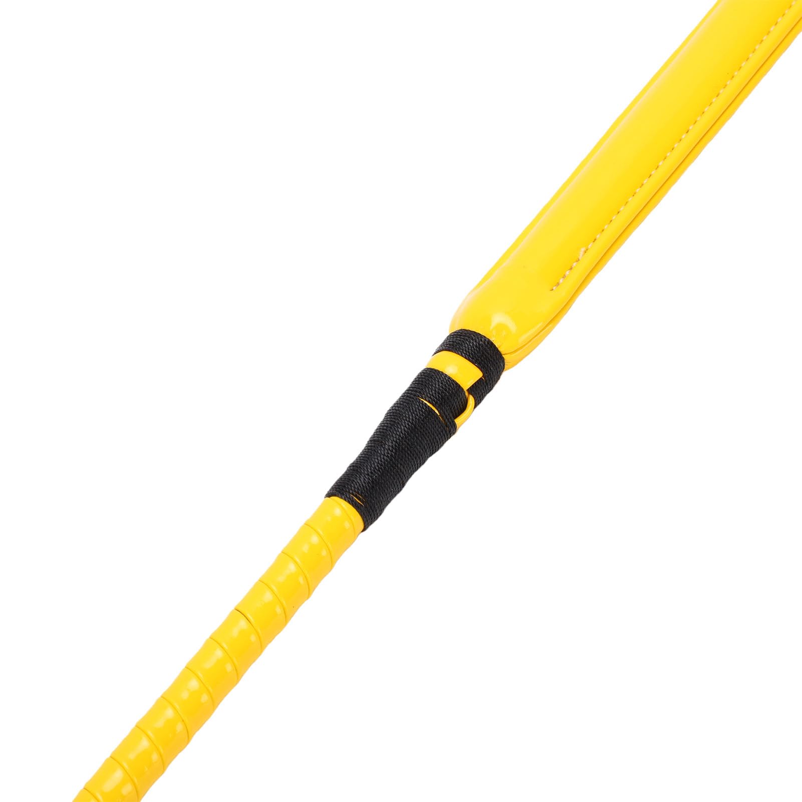 Frustino da Equitazione in Pelle Verniciata, Manico in Silicone Antiscivolo, Frusta per, Frusta per Addestramento Equestre