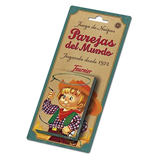 Fournier- Parejas del Mundo Baraja de Cartas Infantil Clásica, (F23803)