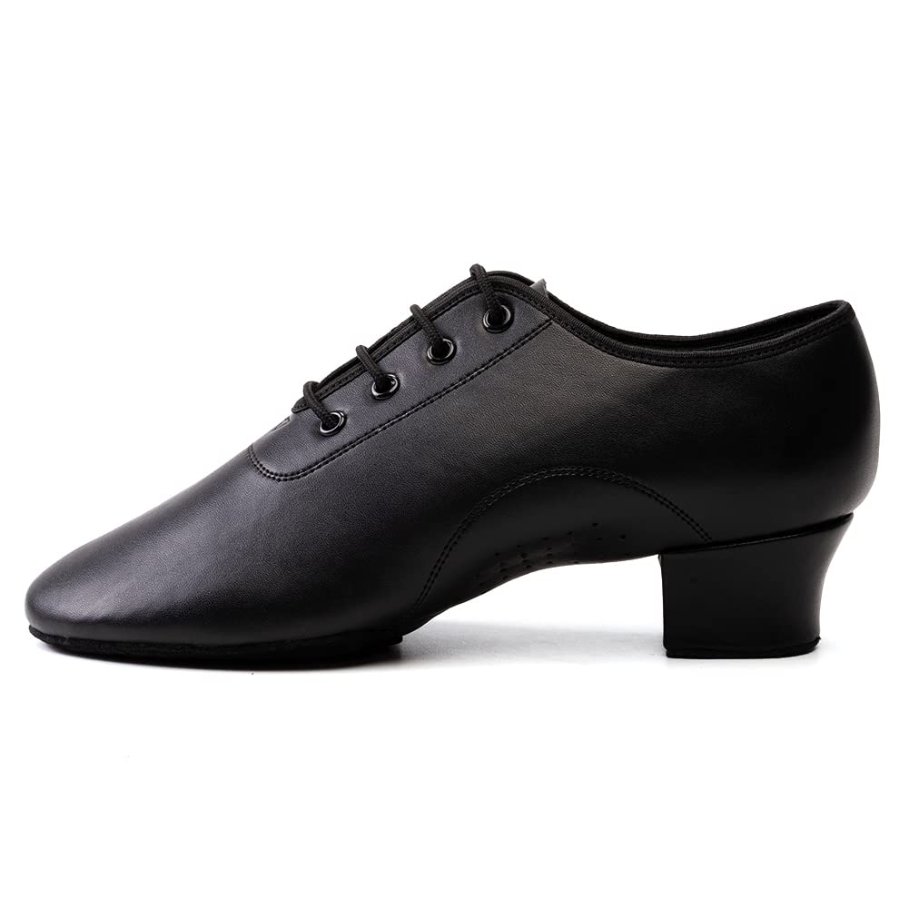 HIPPOSEUS Zapatos de Baile Latino para Niños y Hombres Zapatos de Suela Partida Zapatos de Baile de Salsa Tacón Bajo