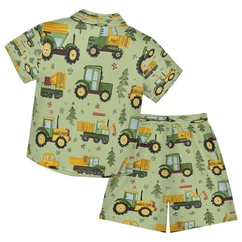 Image of Boccsty Ice Cream Drip Boy Summer Shorts Sets Hawaiian Toddler Boys T-Shirt & Pants 2 Pcs 3T-10T