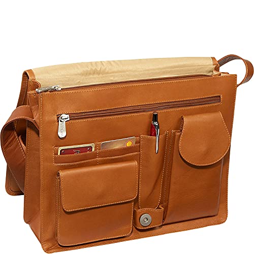 Large Handbag with Organizer, Saddle, One Size3