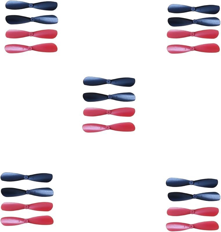 Mini Propeller Blades, 20 Propeller Props Suitable for Remote-Controlled Aircraft Quadcopter, The Propeller of UAV is 1.81 in Long and The Axial Aperture is 0.03 in.Propeller Parts