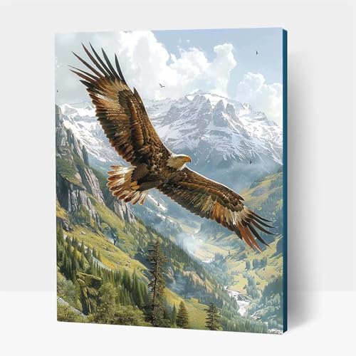 Diamond Painting Aigle 90x120 cm - Kit Complet Peinture Diamant 5D
