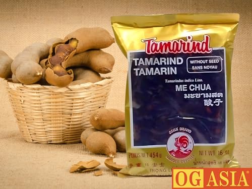 COCK Tamarinde ohne Kerne – Entkernte Tamarindenpaste zum Kochen & Verfeinern – Authentisch Thailändisch – OG ASIA – 454g Packung