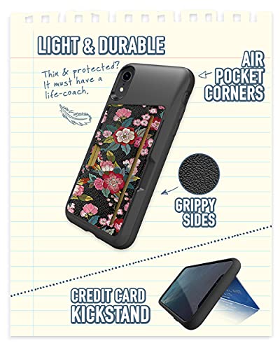 Image of Smartish iPhone XR Wallet Case - Wallet Slayer Vol. 2 [Slim Protective Kickstand] Credit Card Holder for Apple iPhone 10R (Silk) - Flavor of The Month