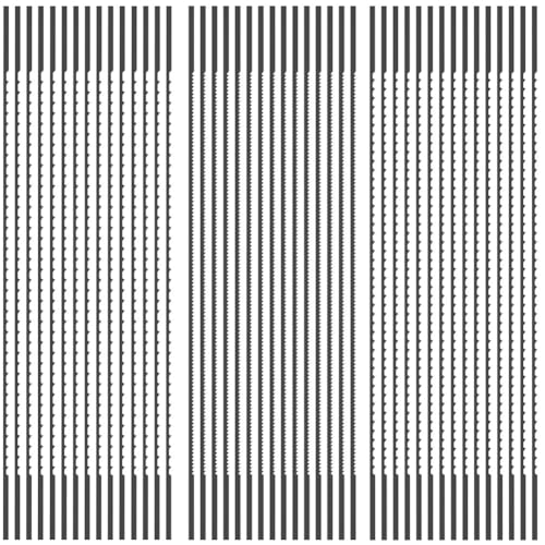 Giwnhvx 45 Pièces Ensemble de Lames de Scie à Chantourner à Extrémité Remplacement Lame de Scie à Chantourner pour Couper le Bois 5 Pouces pour Couper le Bois et le Plastique
