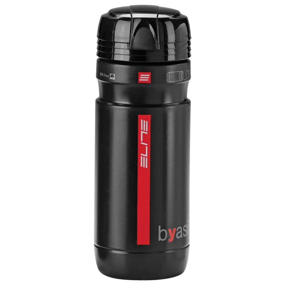 Elite 0111804 Byasi Water Bottle, Black, talla_única