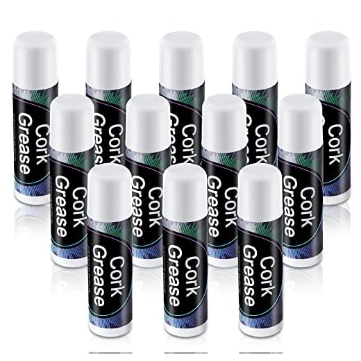 12 Pieces Cork Grease for Saxophone Clarinet Flute Grease Lubricant Tube Cleaning and Care Product for Saxophone Clarinet Flute Supplies